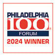 Phil 100 Forum award seal